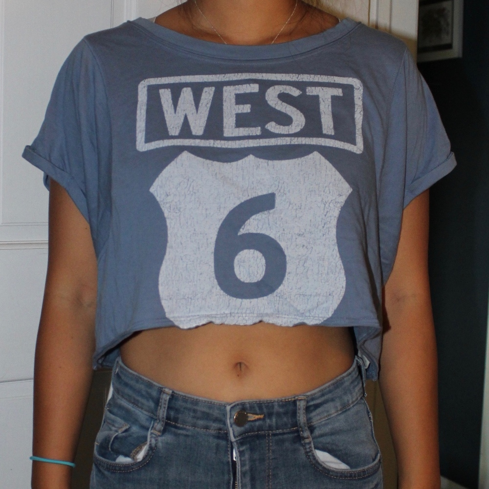 West 6 crop top
